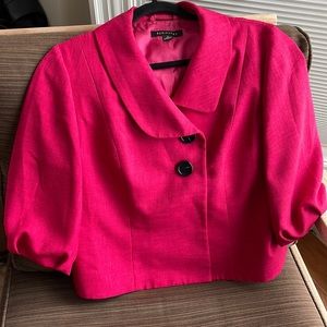 Short jacket with 3/4 length sleeves by Periphery. Size 12